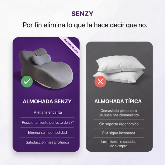 Almohada De Confort Íntimo Senzy™